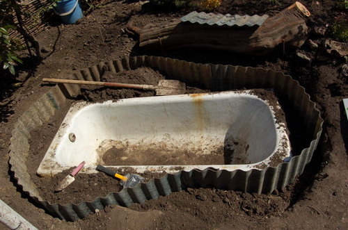 Как сделать пруд из ванны: шедевральный водоем, минимальные потери | slep-kostroma.ru